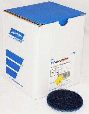 25 Discs - 3” Norton Bear-Tex Rapid Prep Non-Woven QC Aluminum Oxide - 09192
