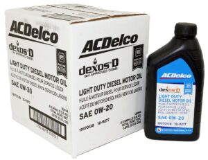 Case of 6 Quarts Genuine OEM ACDelco Diesel Motor Oil 10-9277 GM 19370138 fits 3.0L LM2 Duramax
