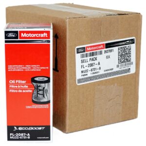 Case of 6 Genuine OEM Motorcraft FL2087A Oil Filter Ford KR3Z6731B was FL2087