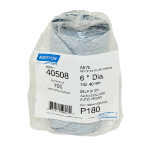 100 Discs 6” Norton Dry Ice P180 Grit A975 Ceramic Alumina - 40508