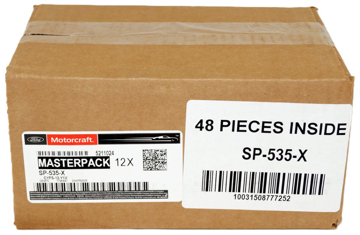 Case of 48 Genuine OEM Motorcraft SP535X Iridium Spark Plugs Ford CYFS12Y1X - Image 2
