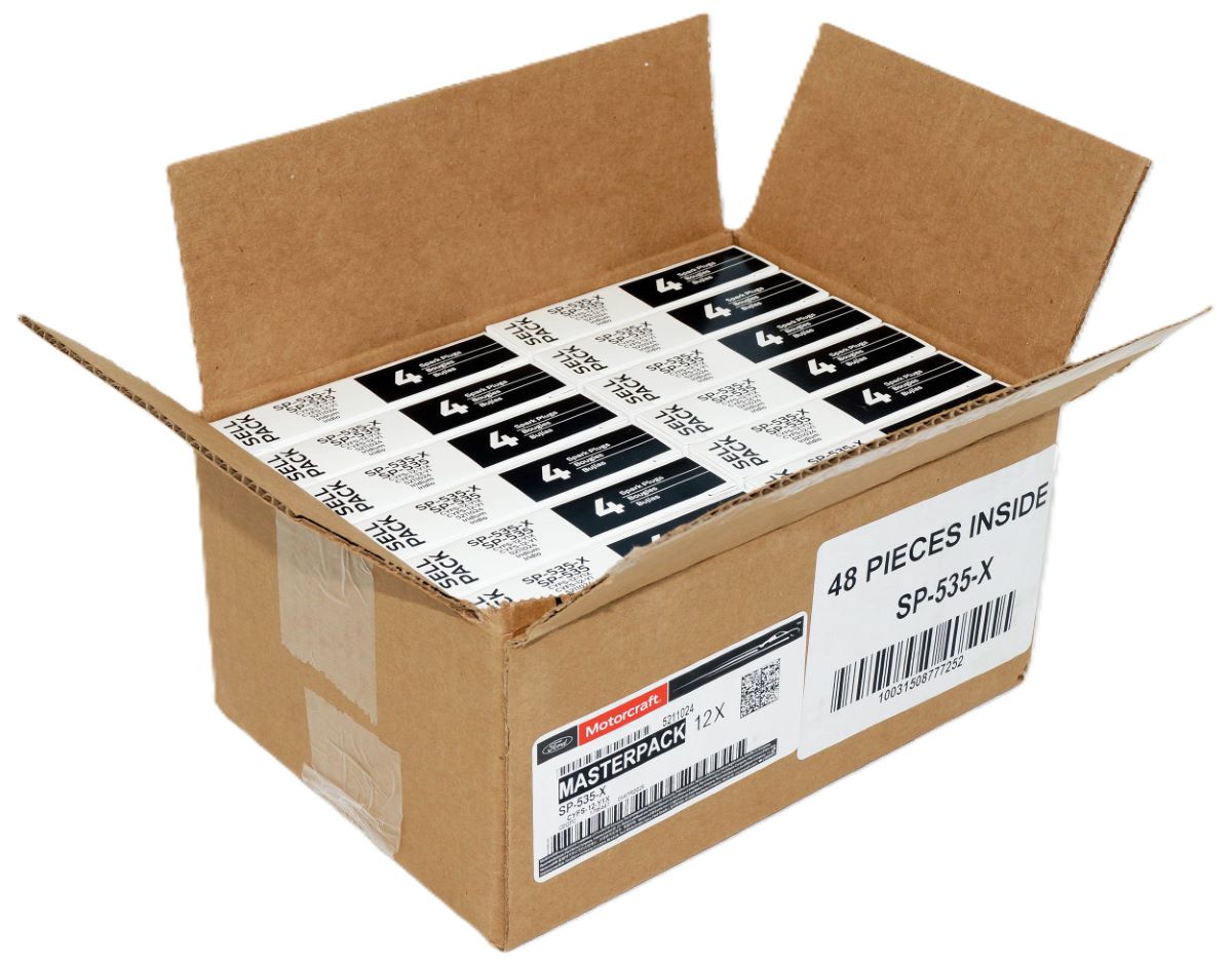 Case of 48 Genuine OEM Motorcraft SP535X Iridium Spark Plugs Ford CYFS12Y1X - Image 3