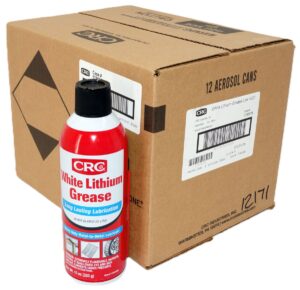 12 Pack CRC 1750880 White Lithium Grease Low VOC Net Wt.10 Oz