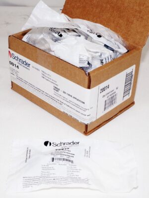 50 Pack Schrader 20014 TPMS Service Pack - Aluminum Clamp-In Sensor Components