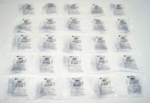 25 Pack Schrader 20017 TPMS Service Pack - Aluminum Clamp-In Components