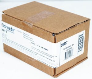 50 Pack Schrader 20017 TPMS Service Pack - Aluminum Clamp-In Components