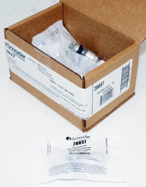 10 Pack Schrader 20037 TPMS Service Pack - Silver Aluminum Clamp-In Valve