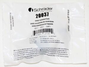 Schrader 20037 TPMS Service Pack - Silver Aluminum Clamp-In Valve