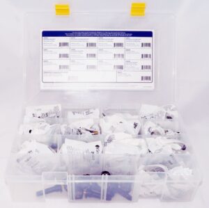 Schrader 20898 TPMS Kit- Tackle Box with 6 Sensors Top 12 Service Packs 4 Valves