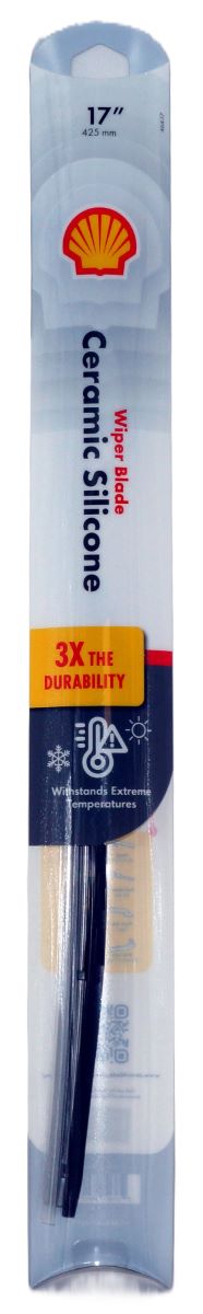 17 inch Shell Ceramic Silicone Premium All-Weather Windshield Wiper Blade