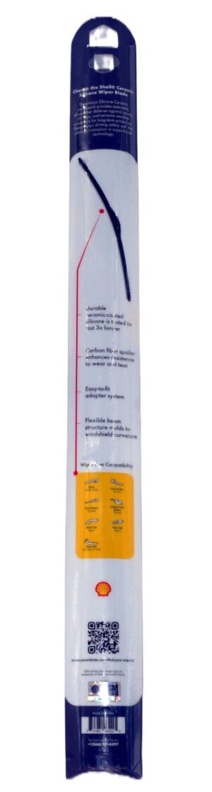 22 inch Shell Ceramic Silicone Premium All-Weather Windshield Wiper Blade