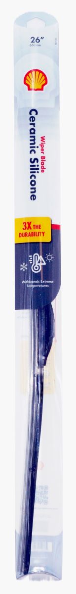 26 inch Shell Ceramic Silicone Premium All-Weather Windshield Wiper Blade