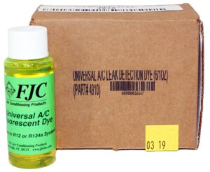 6 Pack 4910 FJC Universal A/C Fluorescent Leak Detection Dye 1 oz