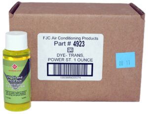 FJC 4923 Multipurpose Petroleum Dye 1oz Case of 12 for Gas Oil Power Steering