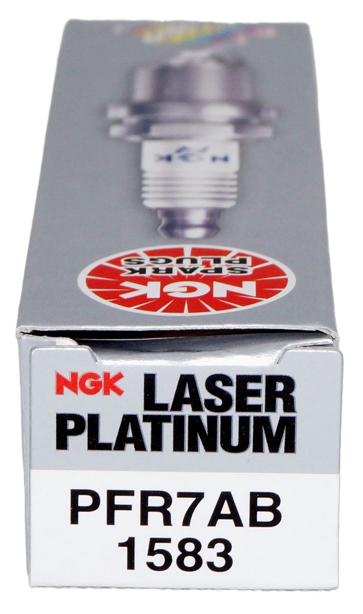 Set of 10 Genuine NGK 1583 PFR7AB Laser Platinum Spark Plugs was 93322 - Image 6