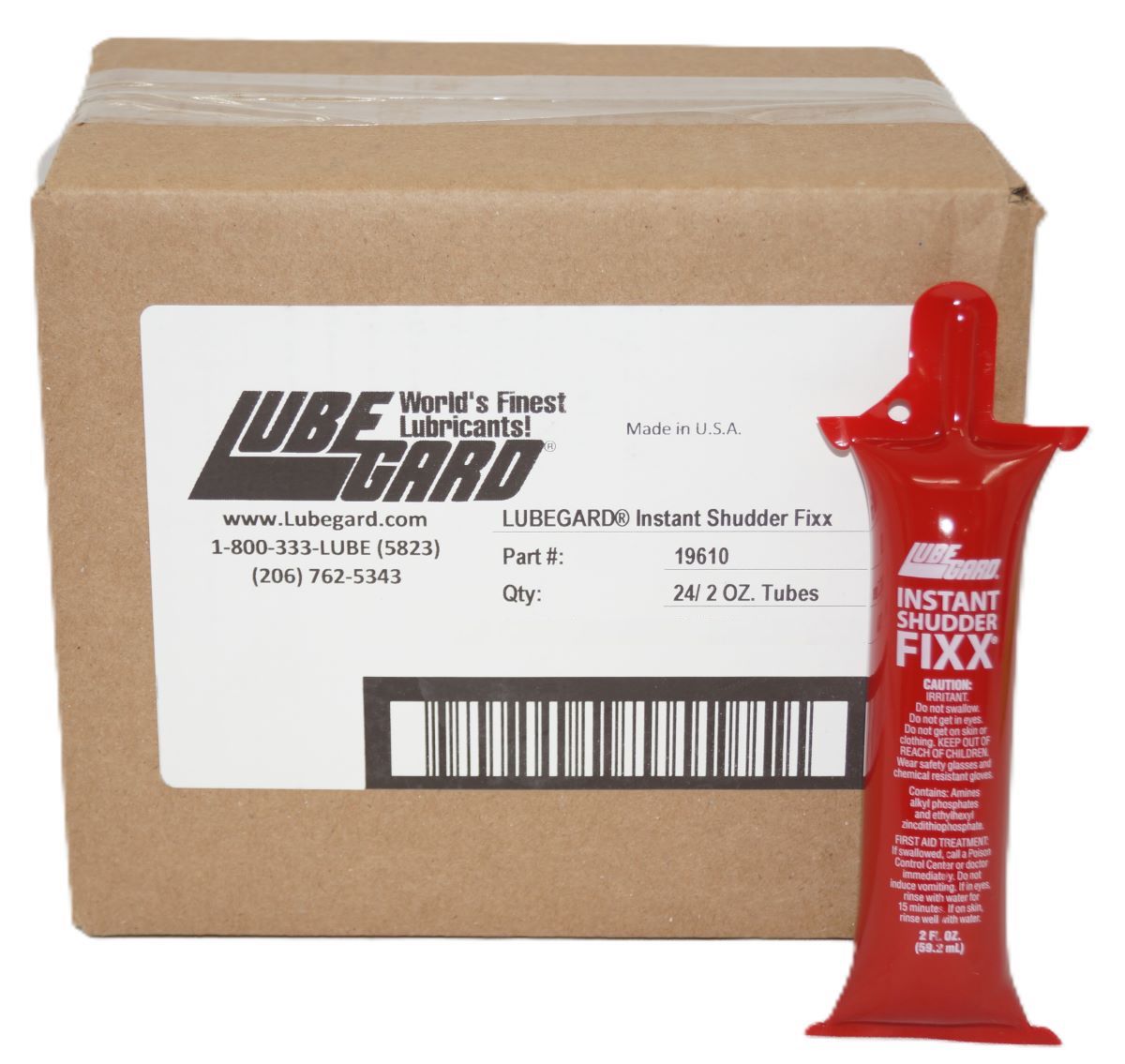 LubeGard Dr Tranny Instant Shudder Fixx - 2oz Tube 19610 Fix Case of 24