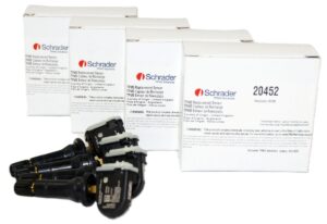 4 Pack Schrader 20452 TPMS Sensor Snap-In 315MHz for Ford Lincoln Vehicles