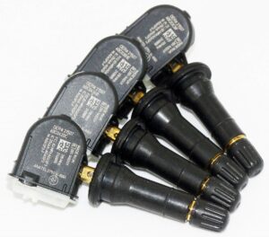 4 Pack Schrader Automotive 21507 TPMS Programmed Sensor Snap-In 315MHz