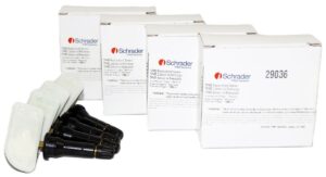 4 Pack Genuine Schrader TPMS Sensor 29036 Snap-in Gen6 315MHz for select Ford