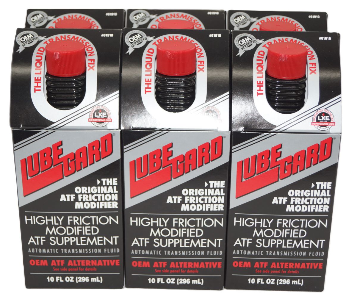 6 Pack LubeGard Friction Modifier ATF Transmission Additive Supplement 10oz LXE