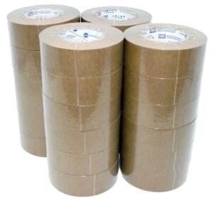 24 Pack IPG 74941 539 Series Medium Grade Flatback Tape 48mm X 54.8m - Brown