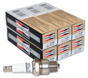 6 Pack 828M Champion Copper Plus Marine Spark Plugs QL77JC4