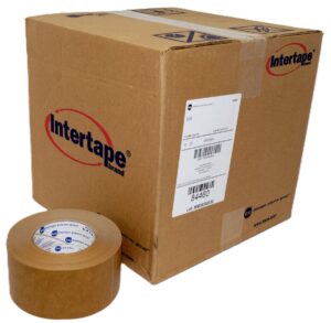 16 Pack IPG 84460 539 Series Medium Grade Flatback Tape 72mm X 54.8m - Brown