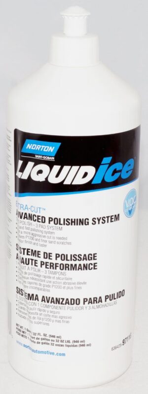 1 Qt. Plastic Bottle Norton Liquid Ice Extra-Cut Defect Removal Compound