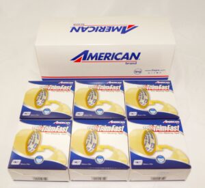 6 Pack TrimFast TM27 2" Trim Masking Tape Moulding Around Windshield Auto Glass