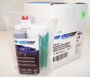 Case of 6 Norton SpeedGrip 2K Urethane Structural Adhesive Black 1 Minute 04615
