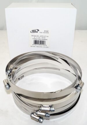 Ideal Tridon SAE Size 104 Worm Gear Stainless Hose Clamp 5"-7" 10/pkg 5010451
