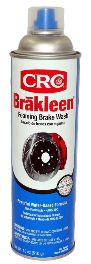 CRC Brakleen Foaming Brake Wash Aerosol Powerful Water Based Formula