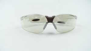 ORR Safety XP44 Indoor/Outdoor Safety Glasses Clear Frame Brown Tinted Lens