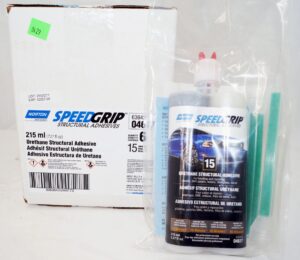Case of 6 Norton SpeedGrip Urethane Structural Adhesive 220 ml 15 minutes 04617
