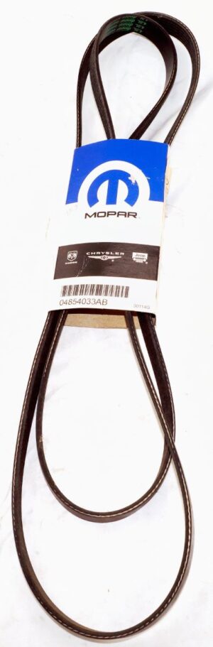 Mopar Genuine OEM Accessory Drive Serpentine Belt 04854033AB