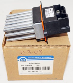 Genuine OEM 05179985AA Mopar Blower Motor Resistor with Climate Control