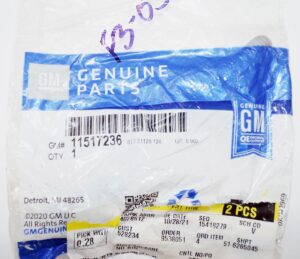 Genuine OEM GM M12x1.75x135 Multi Purpose Bolt Front Tow Hook 11517236