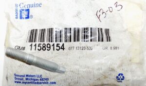 Genuine OEM GM Exhaust Manifold Stud (1) 11589154