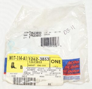 Genuine OEM ACDelco Engine Coolant Crossover Pipe Gasket 12623853