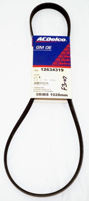 Genuine OEM ACDelco Serpentine Belt Drive Belt GM 12634319