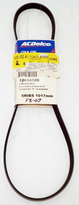 Genuine OEM ACDelco Serpentine Belt 12634320