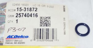 Genuine A/C Compressor Hose Seal ACDelco OEM 15-31872 25740416