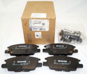 ACDelco GM Genuine OEM Front Disc Brake Pad Set 171-1208 w/ Clips Semi-Metallic