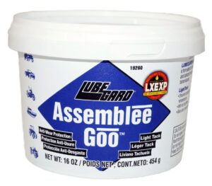 Lubegard 19260 Assemblee Goo Blue Light Tack 16oz Tub Transmission Assembly Lube