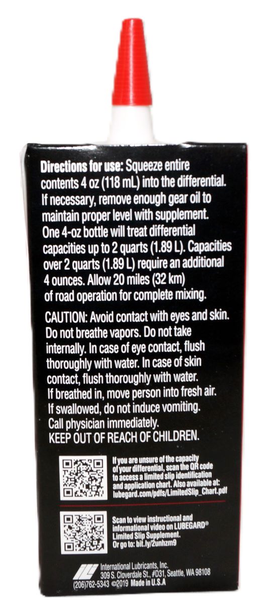 Case of 12 Lubegard 42851 Limited Slip Supplement 4oz. Extend Differential Life - Image 4