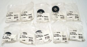 10 Pack Norton 2 x 1/4” Standard Back-up Pad for Type 3 Quick-Change Discs 55103