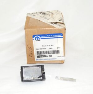 Genuine OEM Mopar Rear License Plate 68370520AA