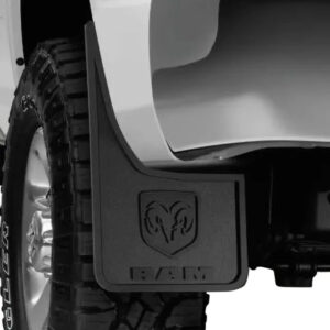 Genuine OEM 82216219AA Mopar RAM Heavy Duty Rubber Splash Guards Rear