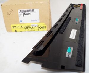 Genuine OEM GM Rear Passenger Side Door Window Frame Front Applique 84263147