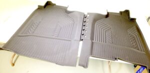 OEM 84348198 GM Crew Cab 2nd Row Interlocking Floor Liner Black 20-25 GMC Chevy